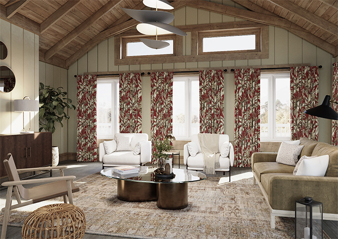 Tripura, Cinnabar - Made to Measure Curtain - Image 7